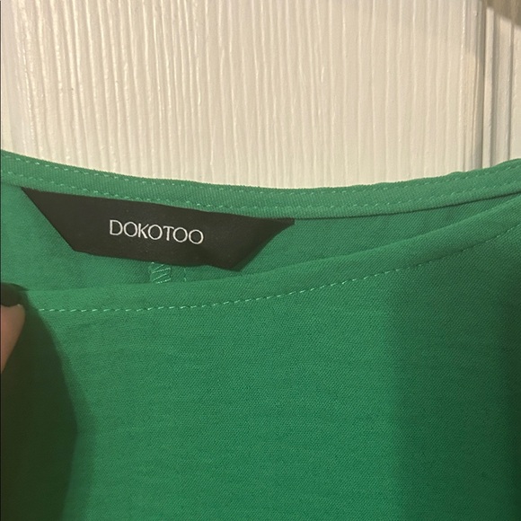 Green Mini Dress - Picture 3 of 4